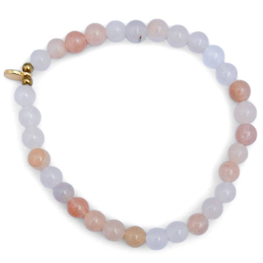 6mm Stone Stacking Bracelet - Assorted Colors