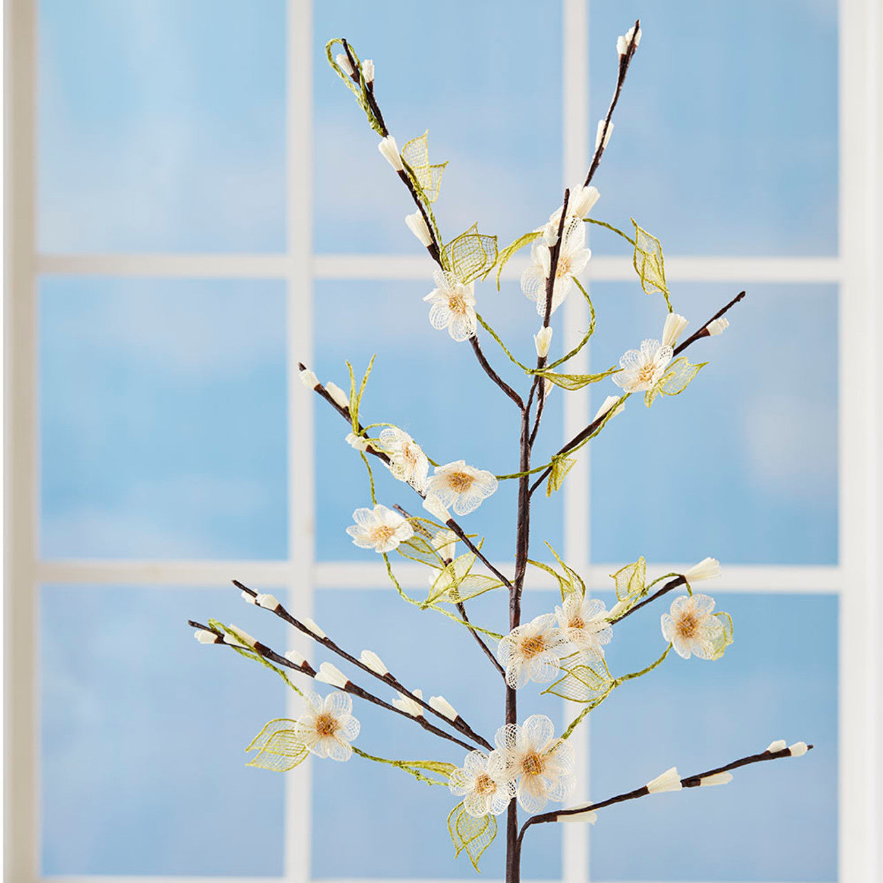 Abaca Daisy Garland