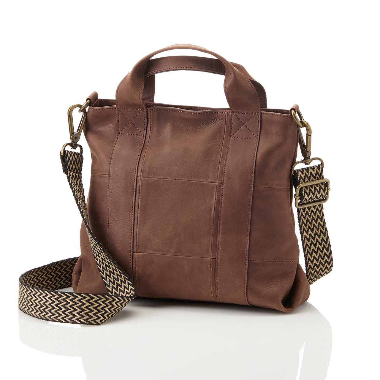 Adhya Leather Tote- Assorted Sizes- Sold Individually