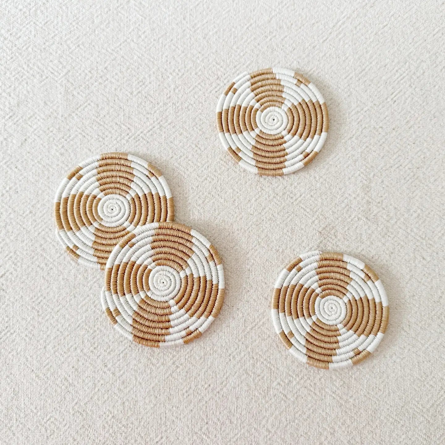 Amsha Woven Coasters Set- Assorted Styles