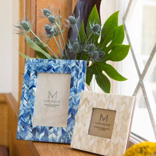 Artemis 3x3 Picture Frame - Handcrafted Bone