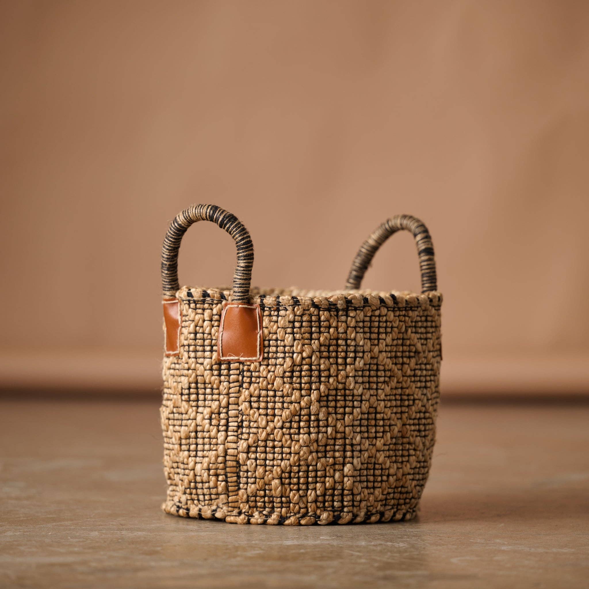 Bahana Handled Jute Basket- Assorted Sizes- Sold Individually