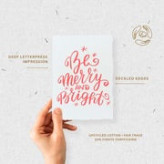 Be Merry And Bright- Holiday Card