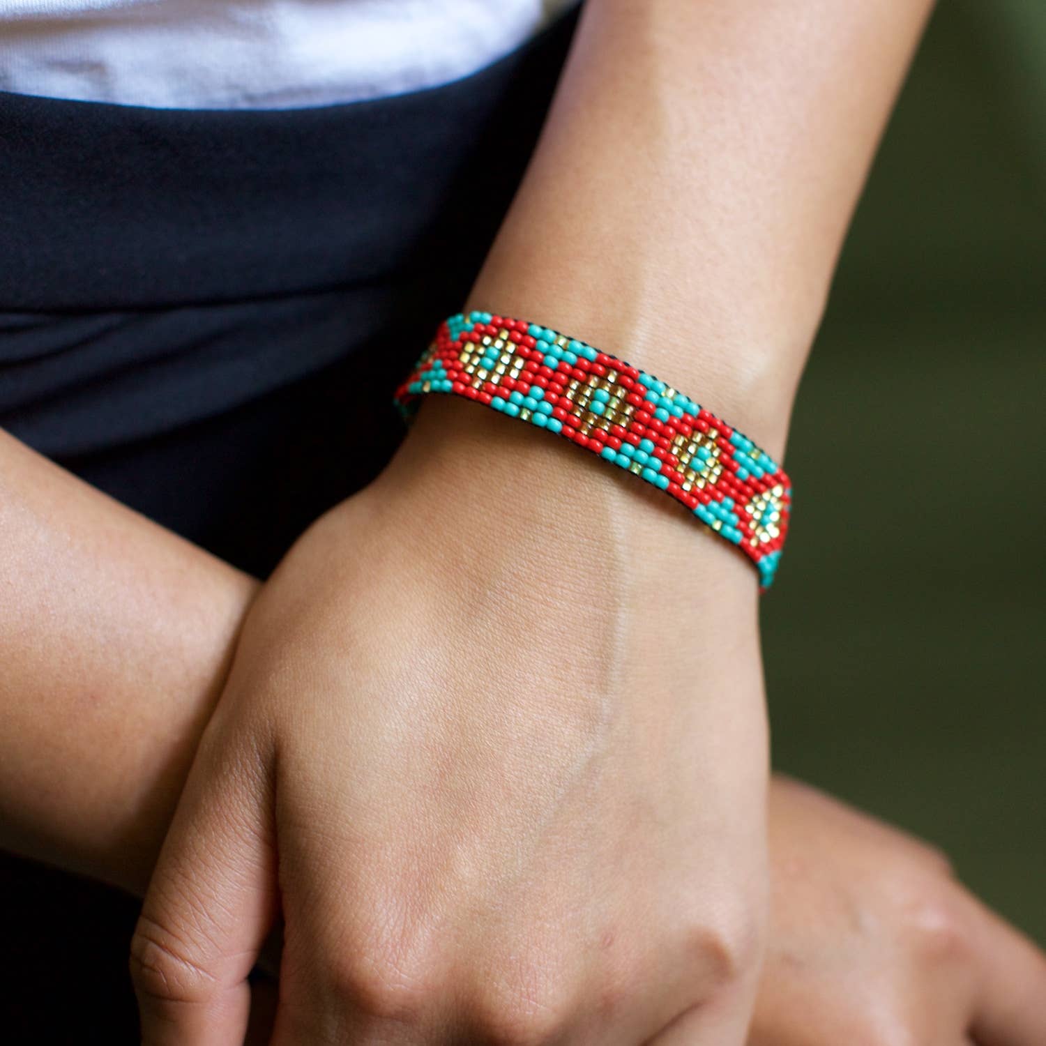 Beaded Friendship Bracelet- Sold Individually-Assorted Colors and Patterns*