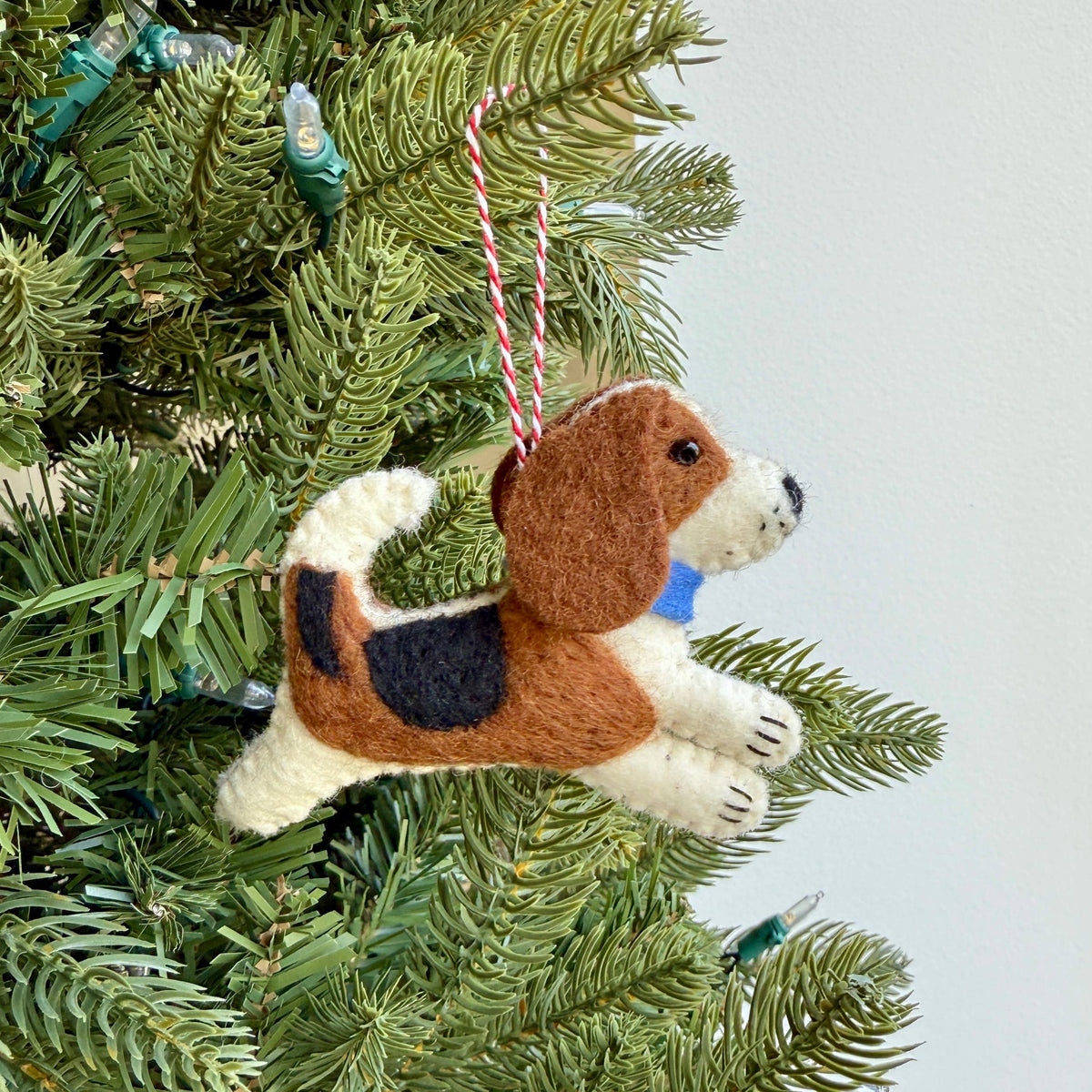 Beagle Felt Wool Ornament