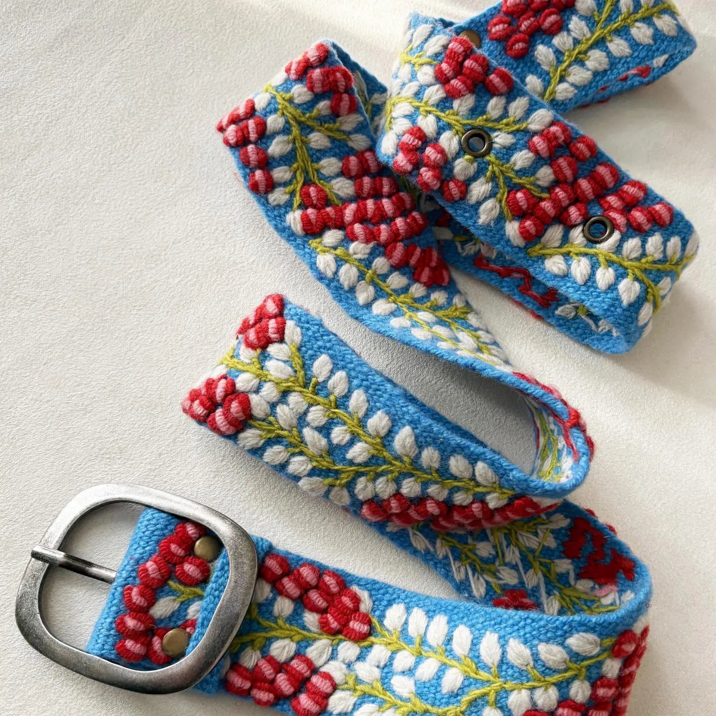 Berries on Vine Wool Belt- Assorted Sizes