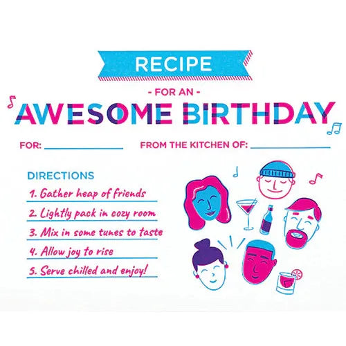 Birthday Recipe