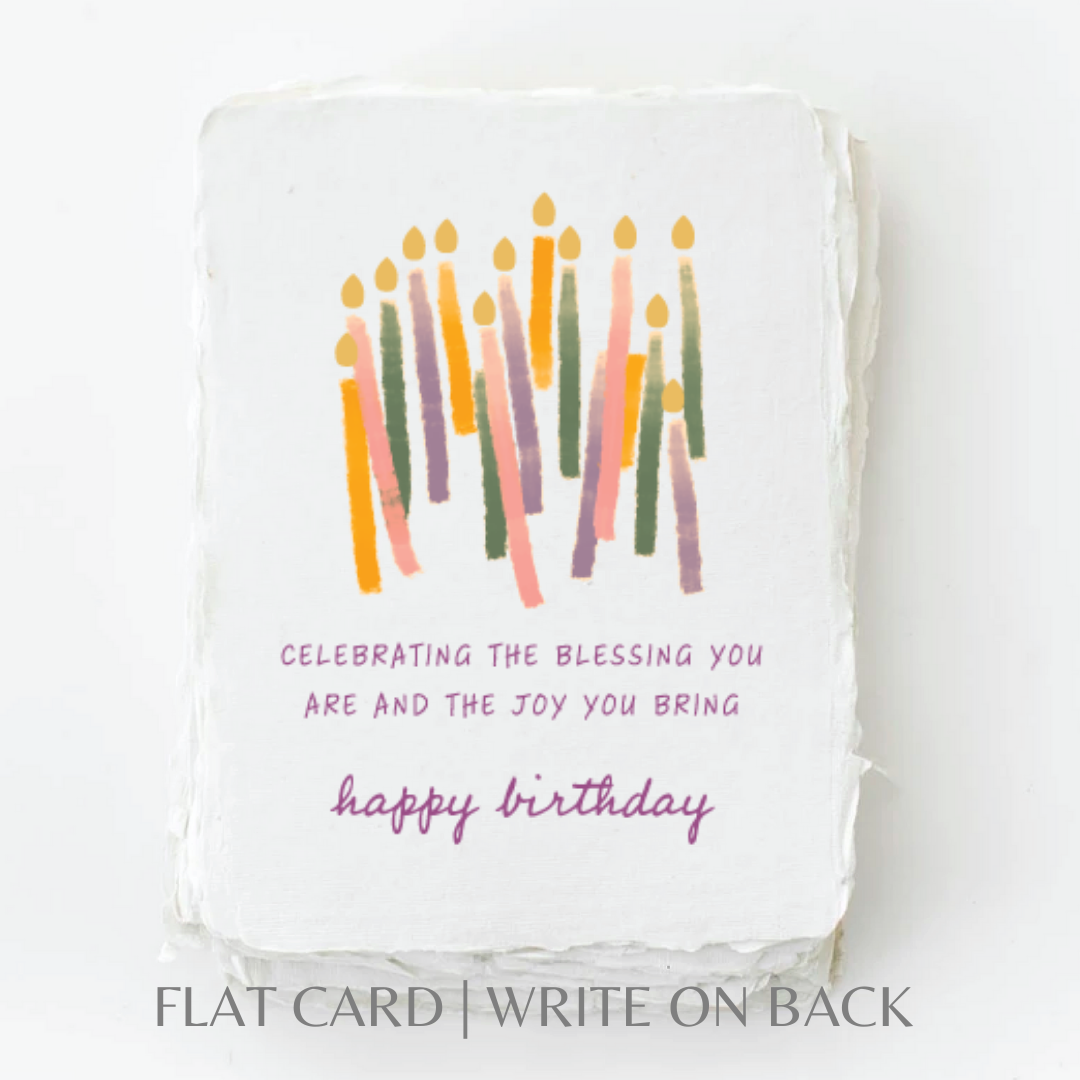 Blessing + Joy You Are |  Happy Birthday Greeting Card