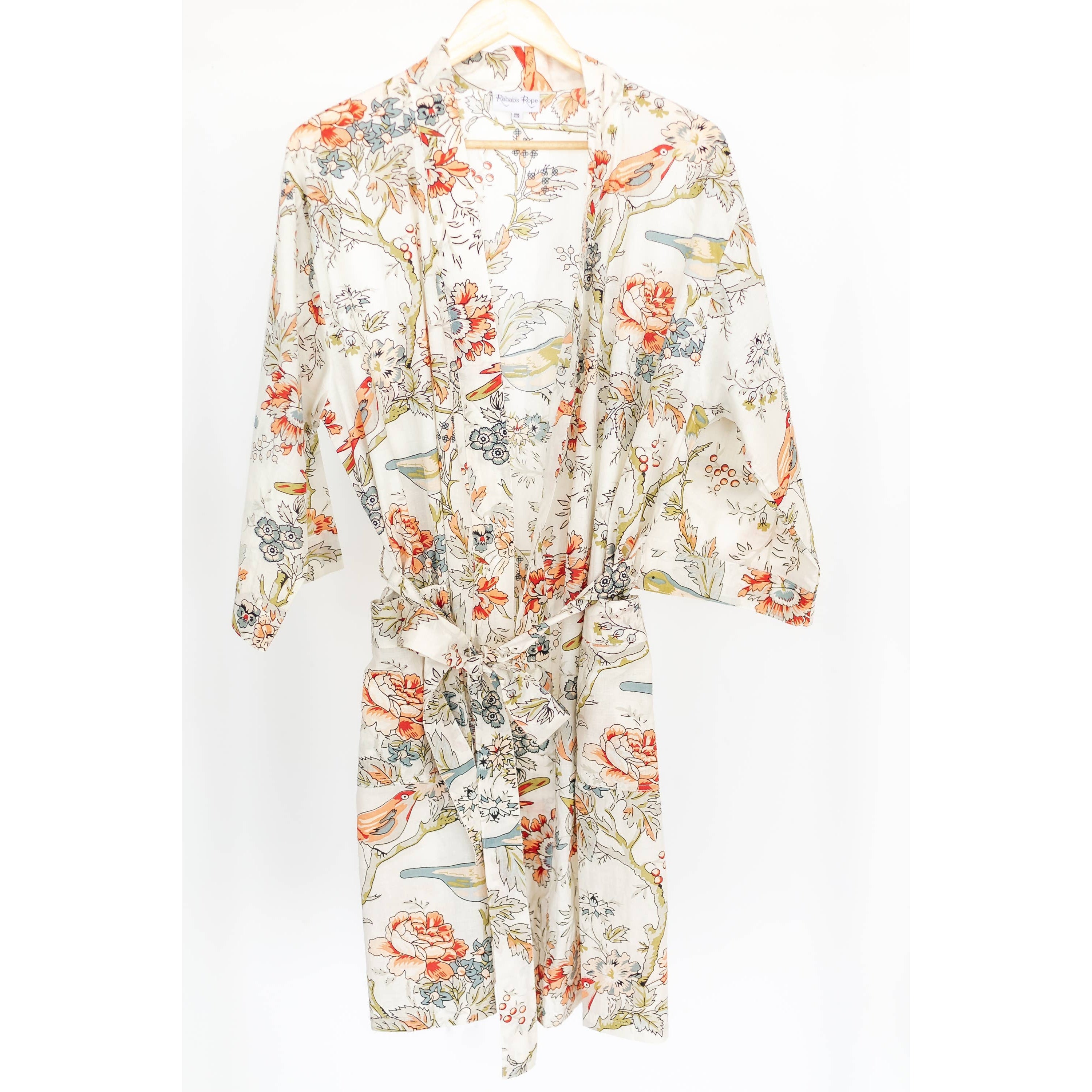 Block Print Robe-Knee Length- Assorted Designs