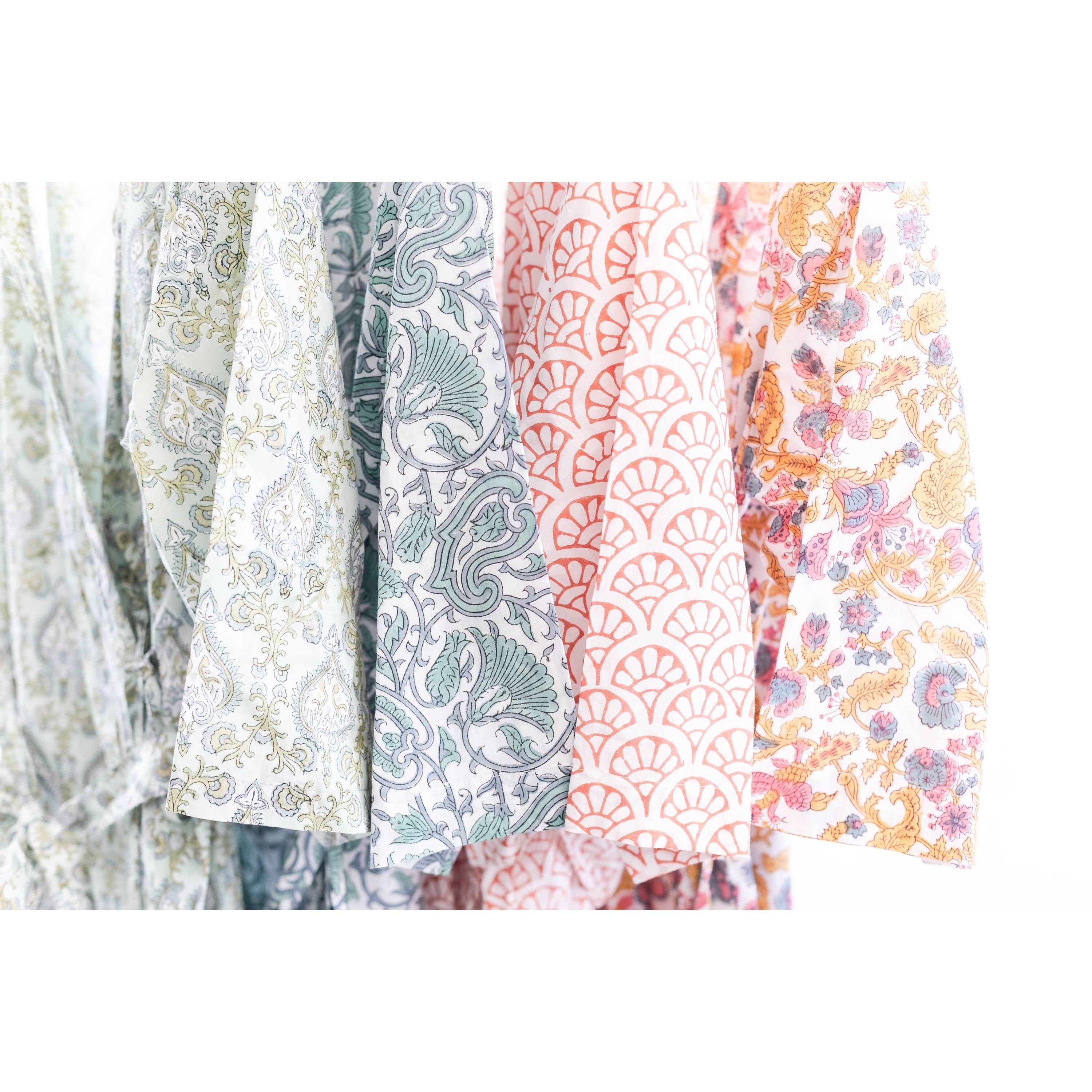Block Print Robes- Full Length-Assorted