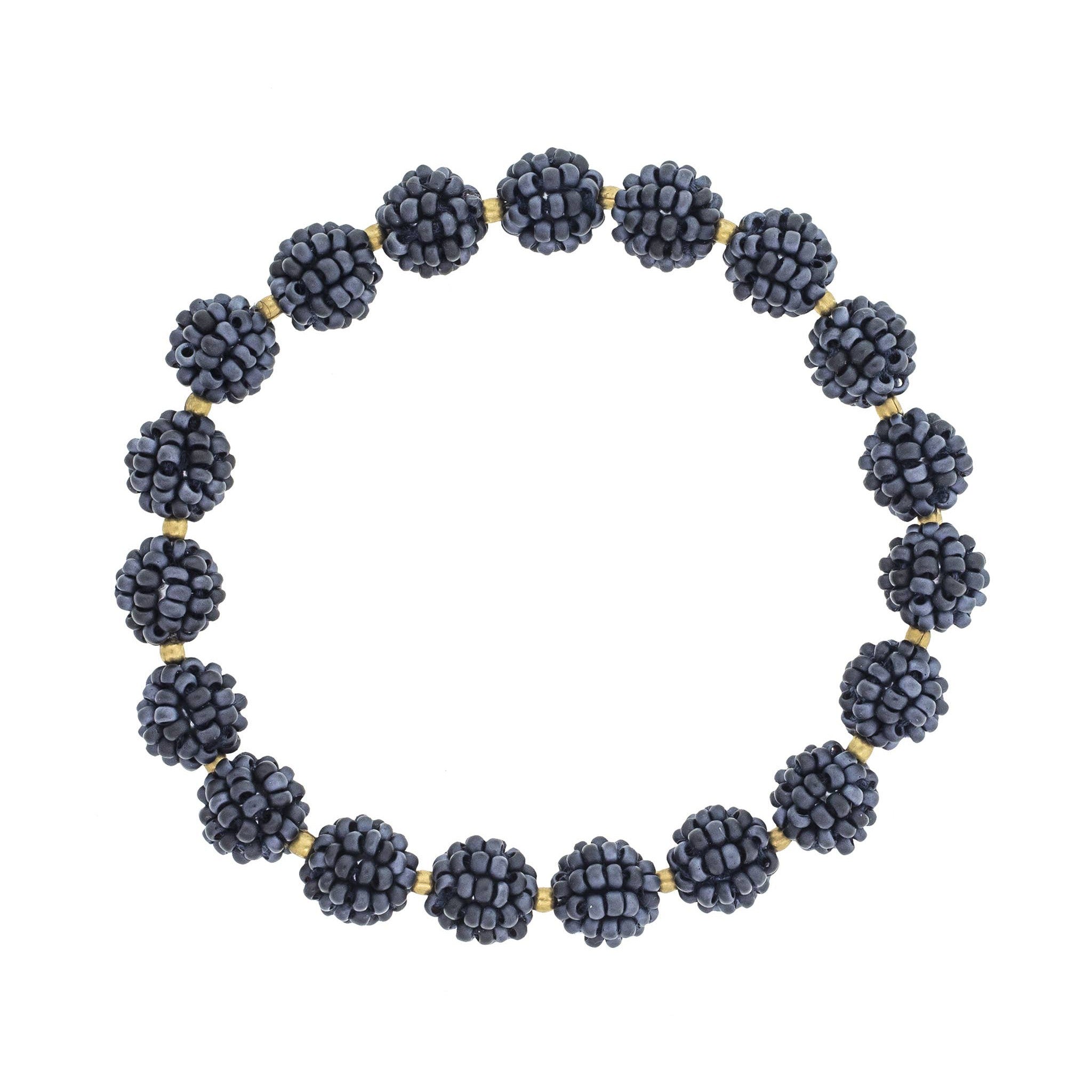 Boho Globe Bracelet - Midnight Blue