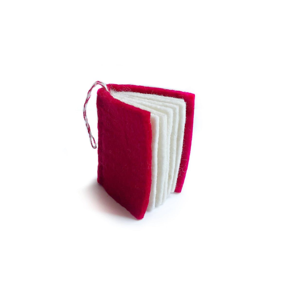 Book Felt Wool Ornament