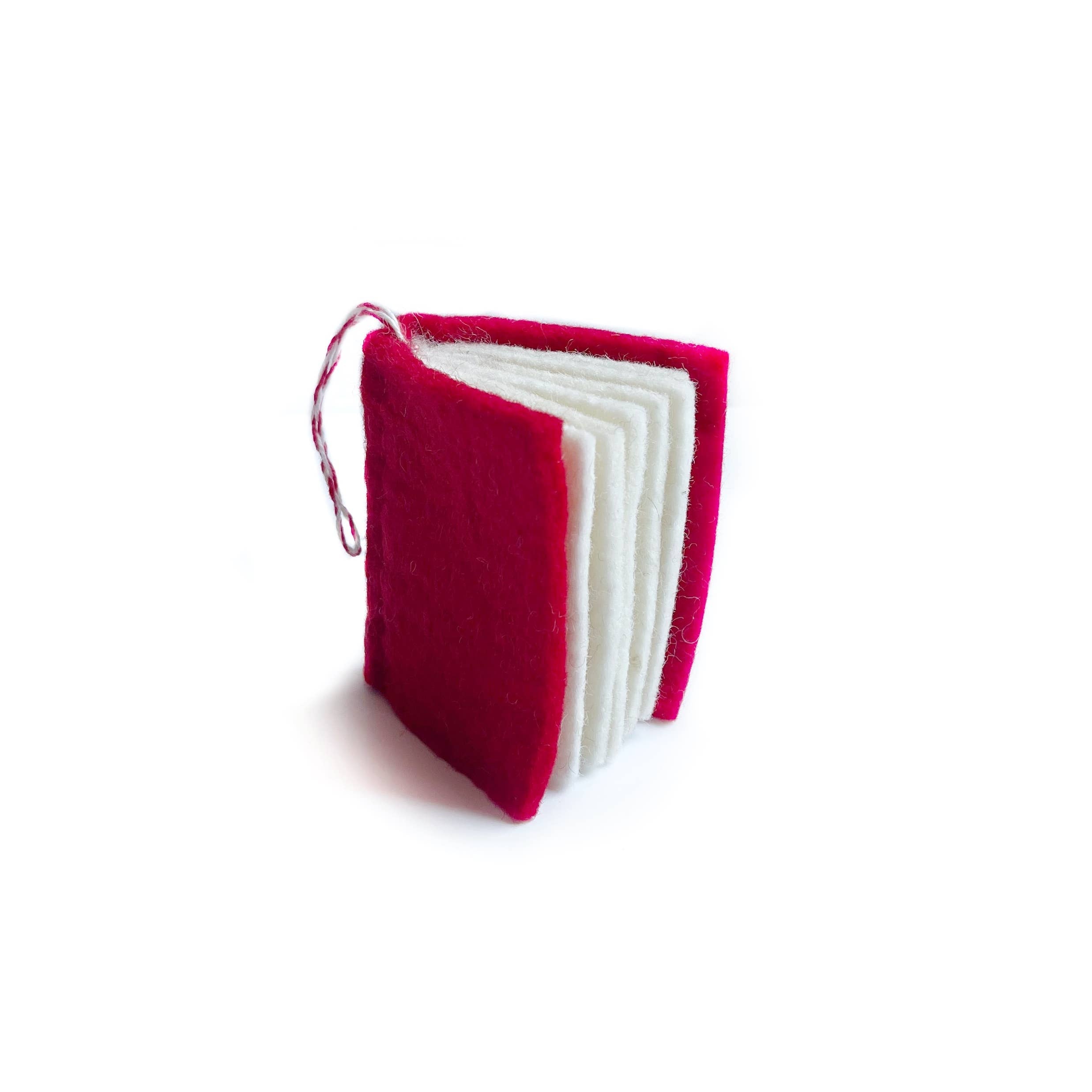 Book Felt Wool Ornament