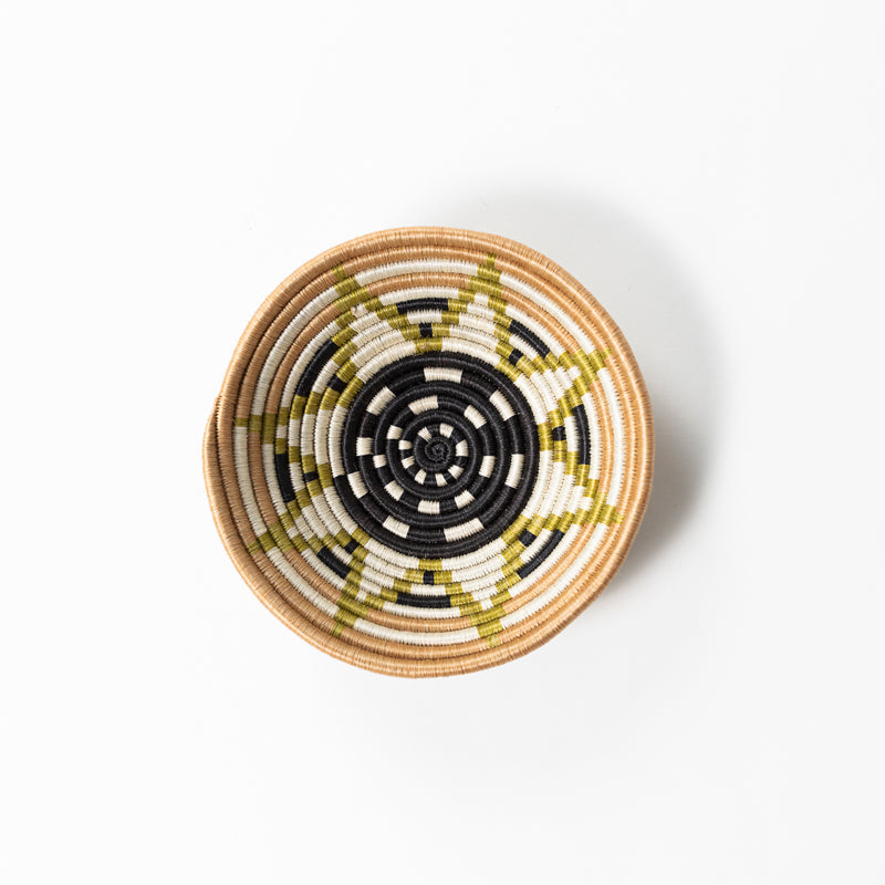 Boutique Vestine Green Woven Bowl- Assorted Sizes