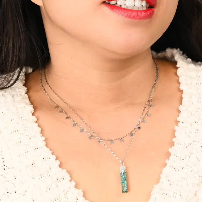 Brayden Turquoise Pendant Necklace- Assorted Colors