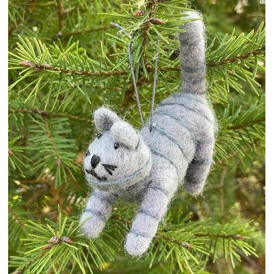 Cat Ornament- Assorted Colors- Sold Individually