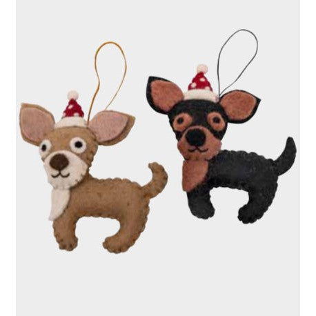 Chihuahua Ornament- Assorted Colors- Sold Individually
