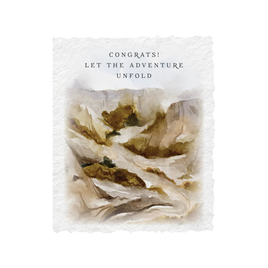 Congrats Let the Adventure Unfold | Greeting Card- Assorted Styles