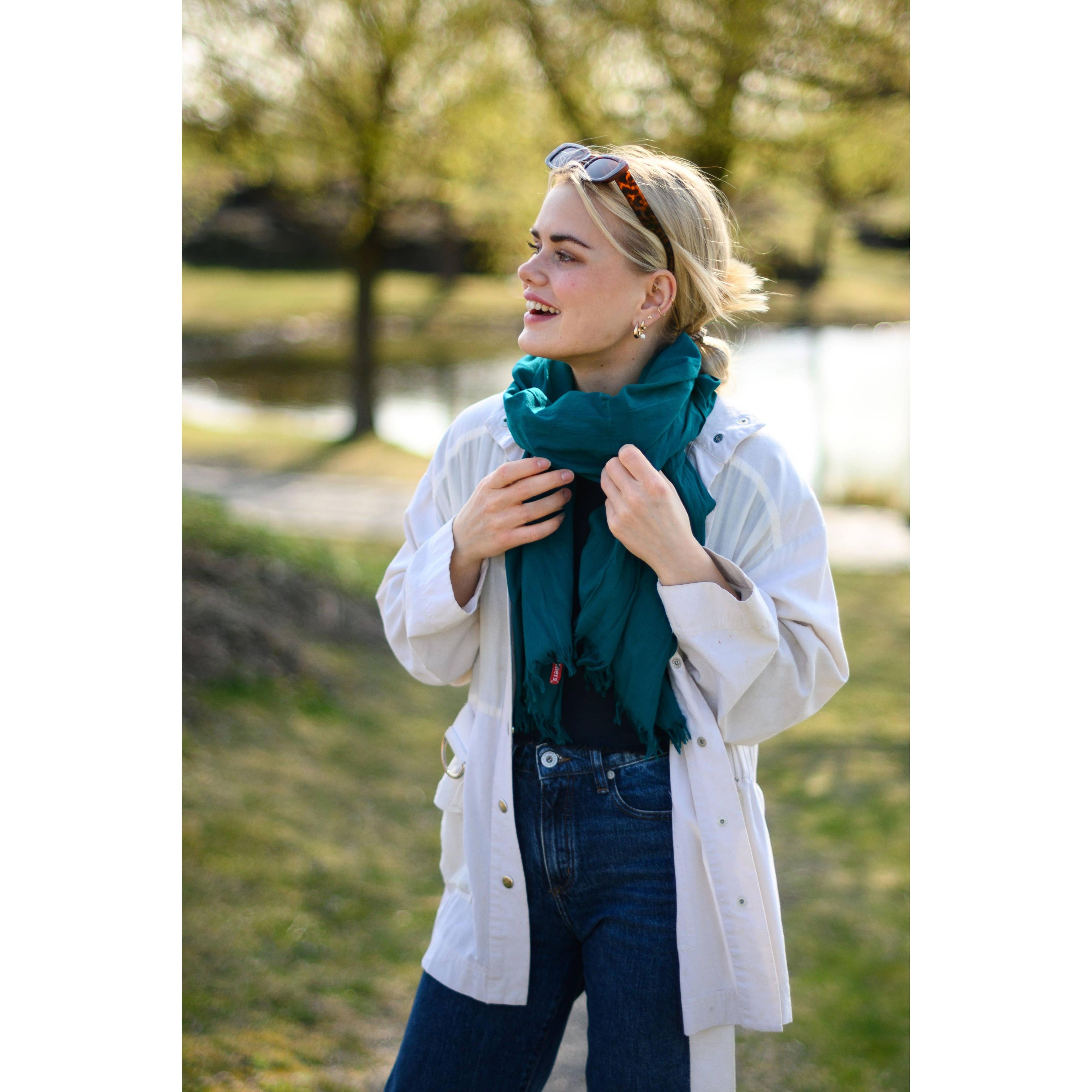 Cross Scarf- Assorted Colors