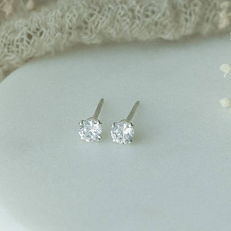 Crystal Stud Earrings- Assorted Stones/Posts