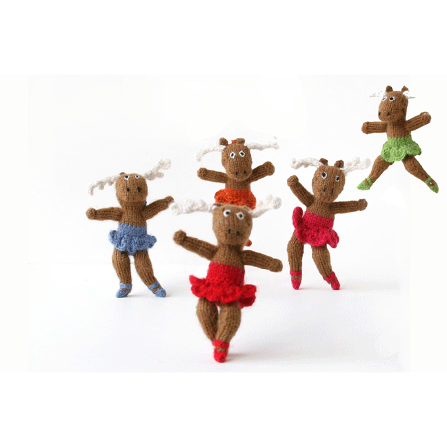 Dancing Moose Ornament- Sold Individually