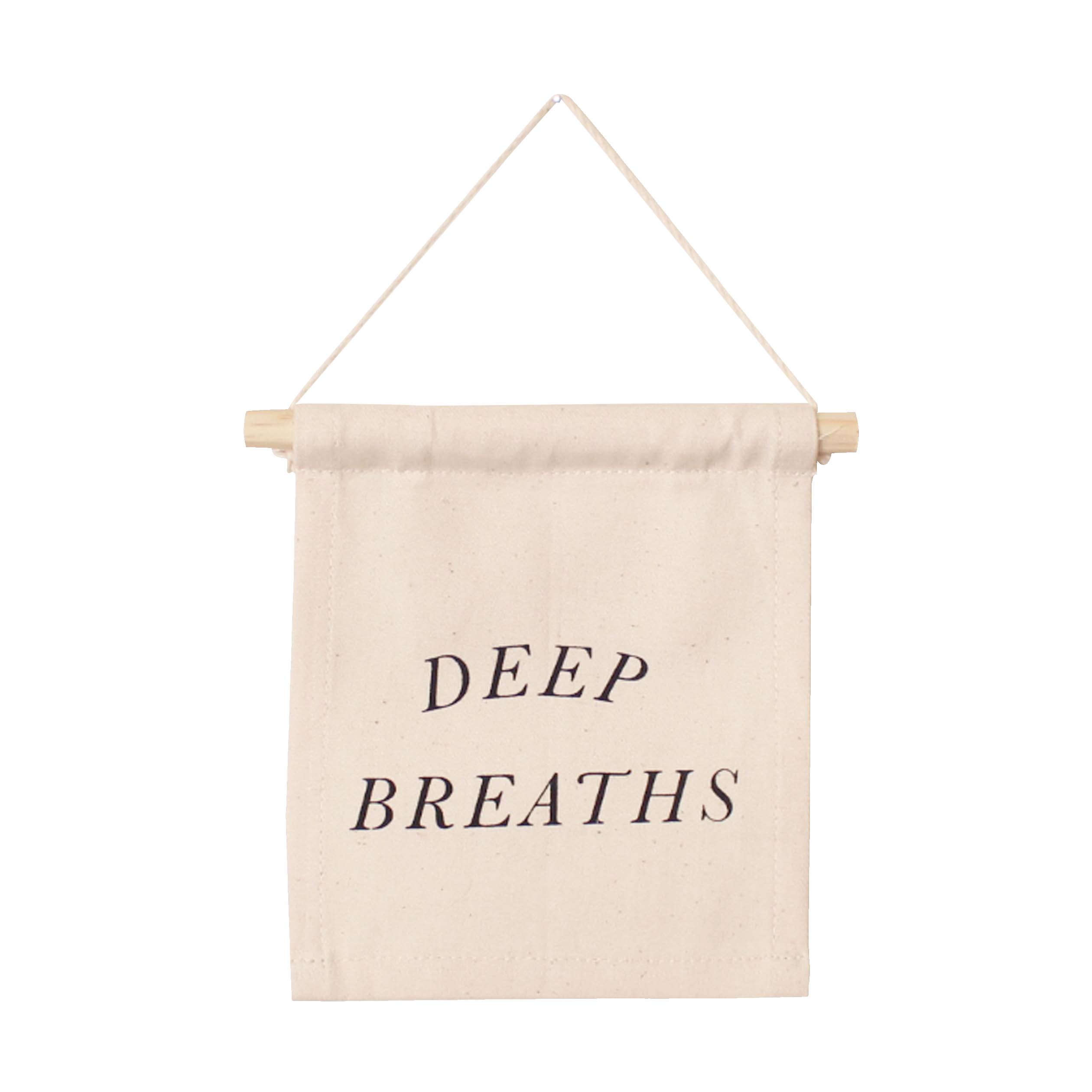 “Deep Breaths” Wall Hanging
