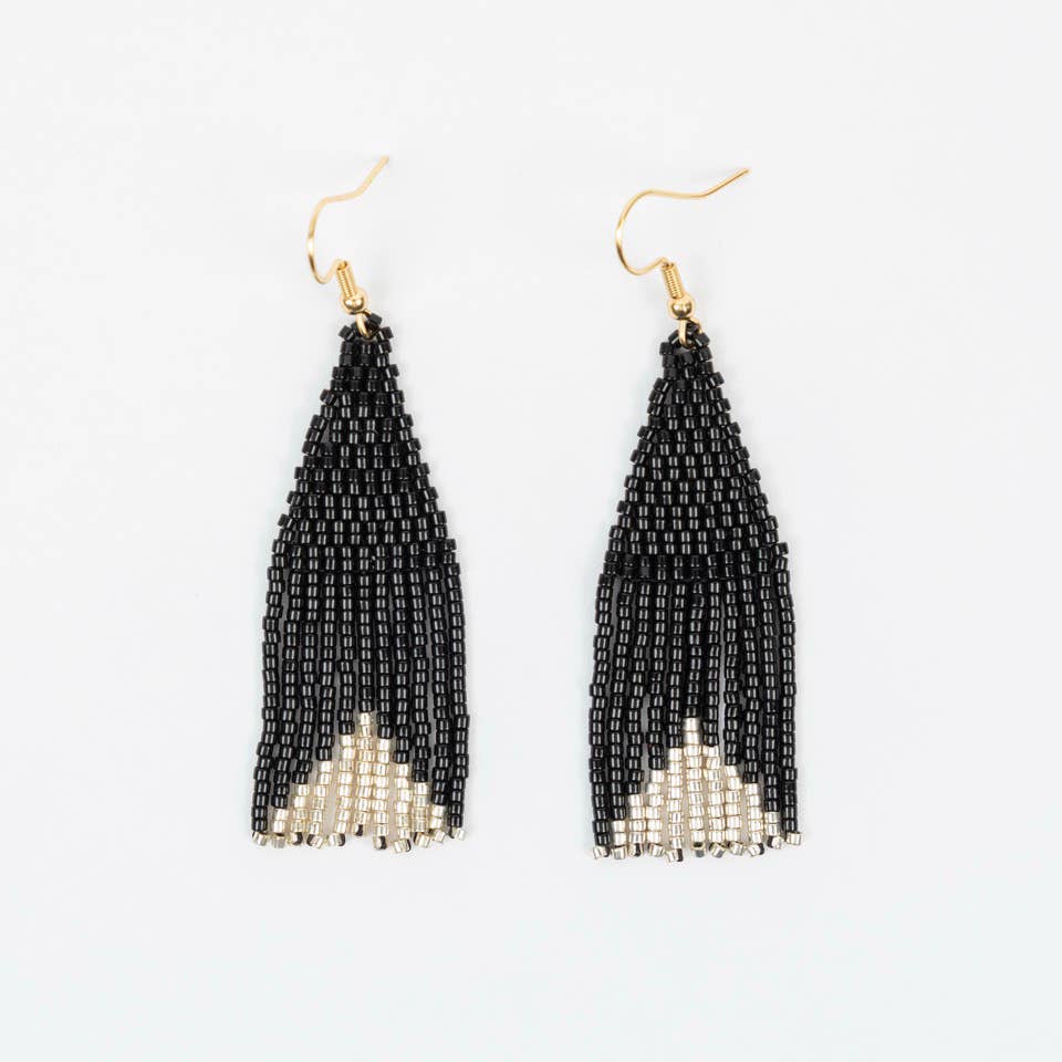Delica Triangle Earrings- Assorted Colors