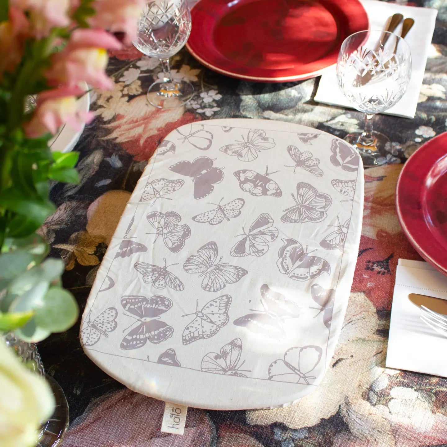 Dish Cover- Rectangle- Butterflies