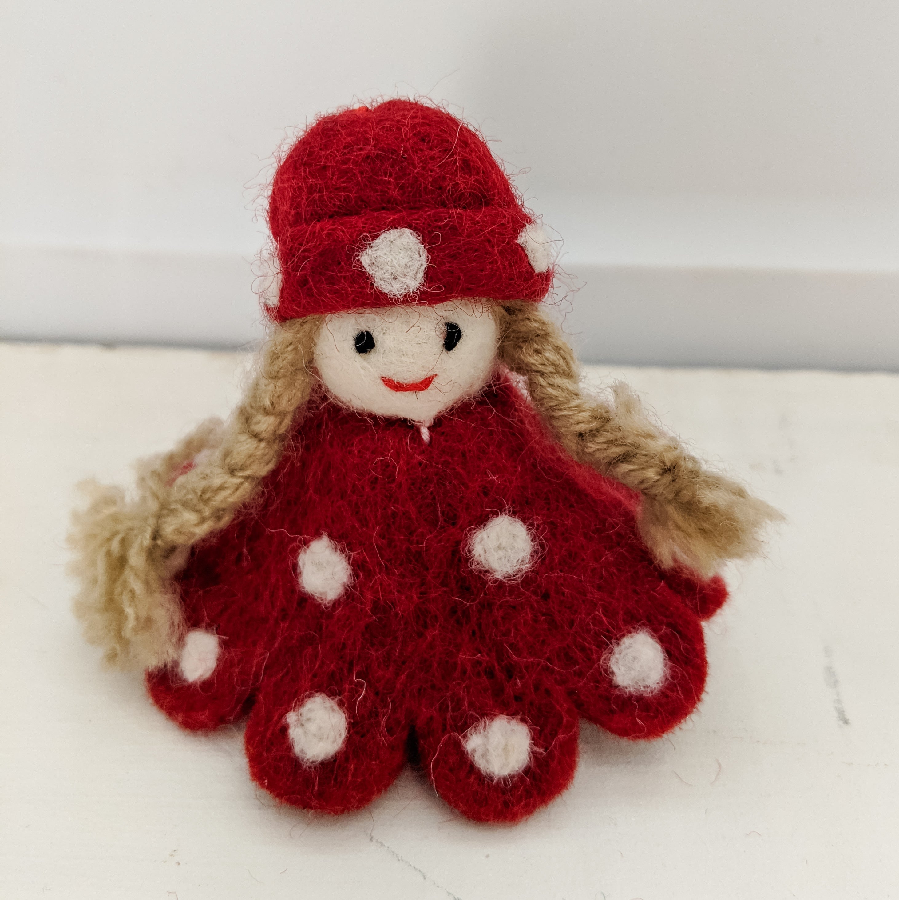 Doll Ornament- Assorted Colors- Sold Individually