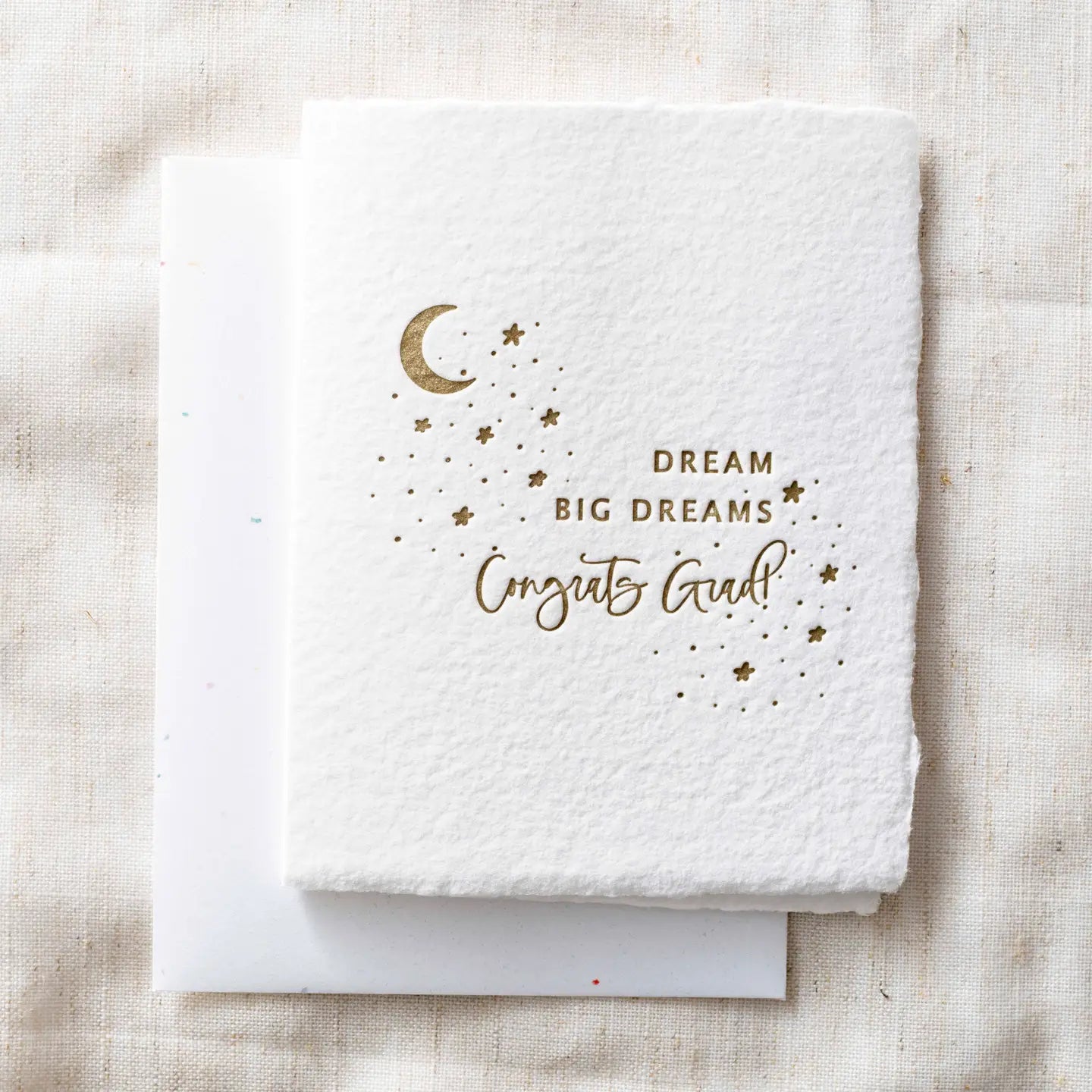 "Dream big dreams. Congrats Grad!"-Greeting Card