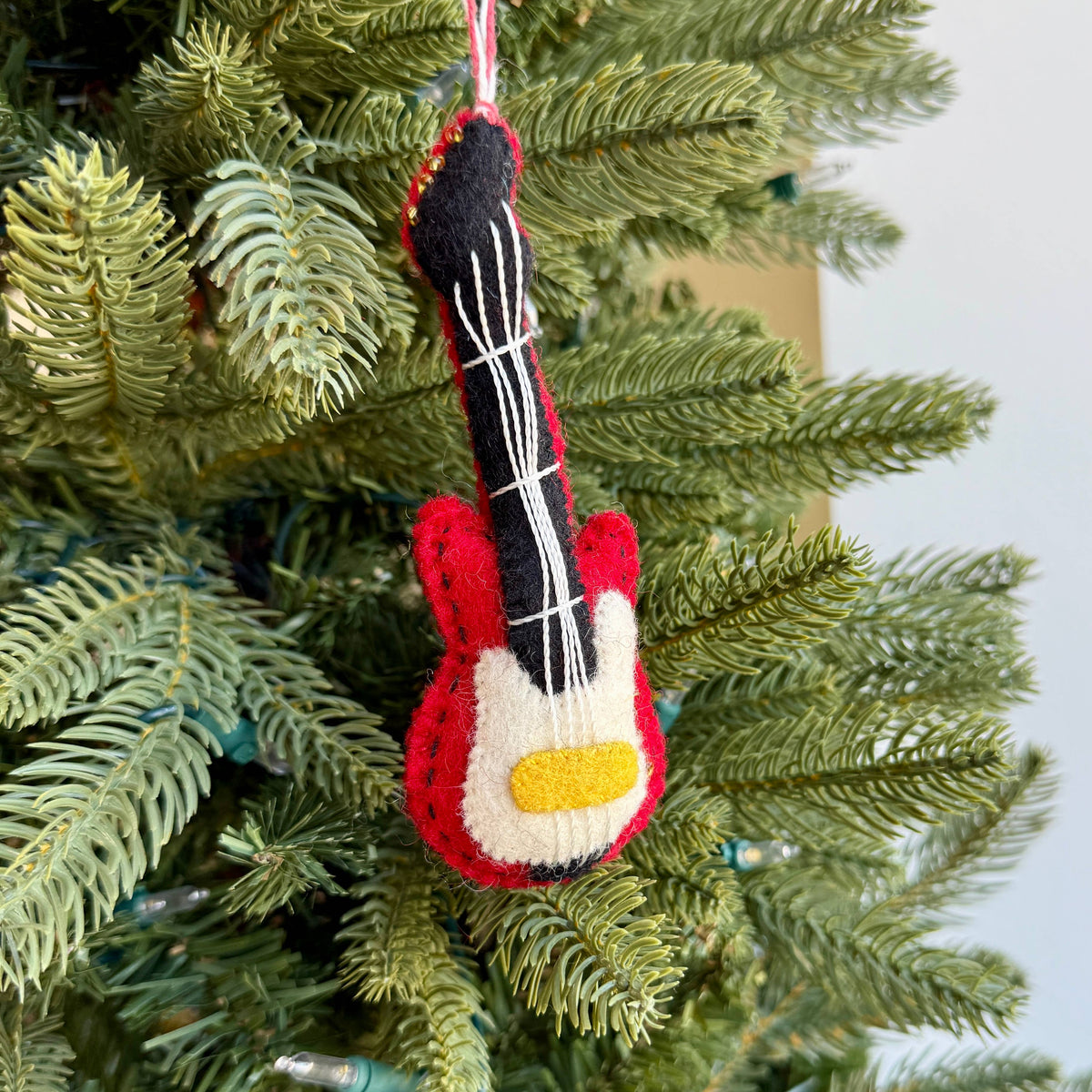 Electric Guitar Felt Wool Ornament