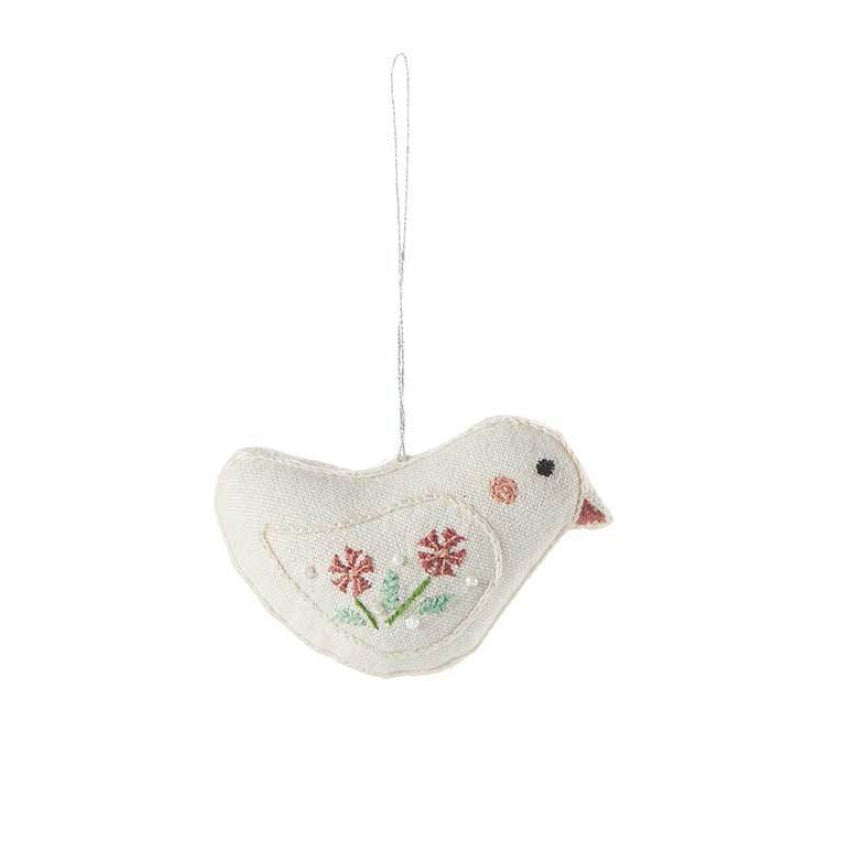 Embroidered Bunny and Chick Ornaments- Sold Individually
