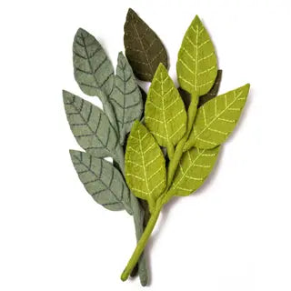 Felt Ash Leaf- Assorted Colors- Sold Individually