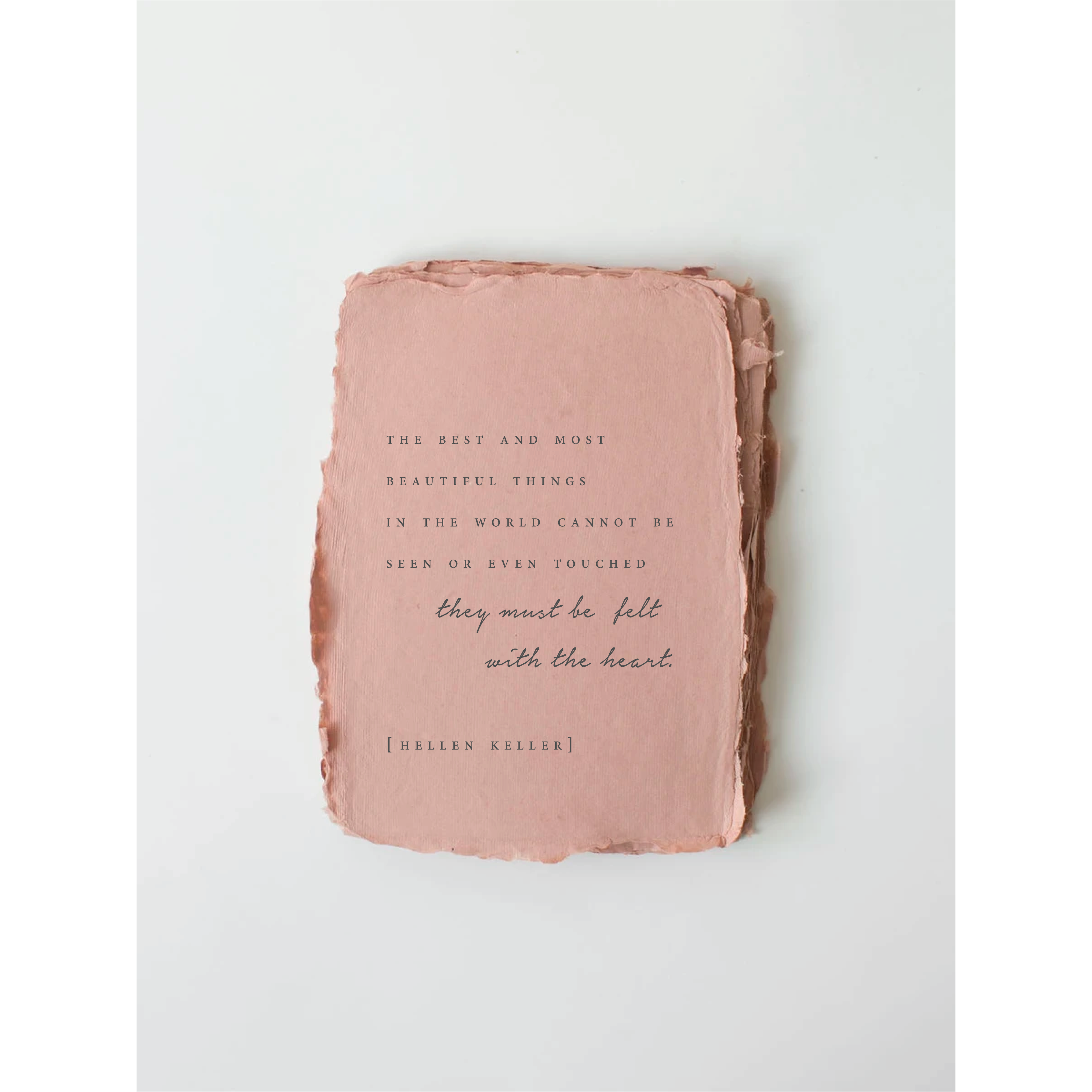 Felt By The Heart- Greeting Card