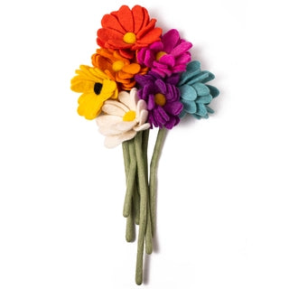 Felt Daisy Flower- Assorted Colors- Sold Individually