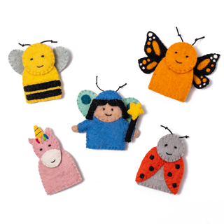 Felt Fairy Garden Finger Puppets - Sold individually