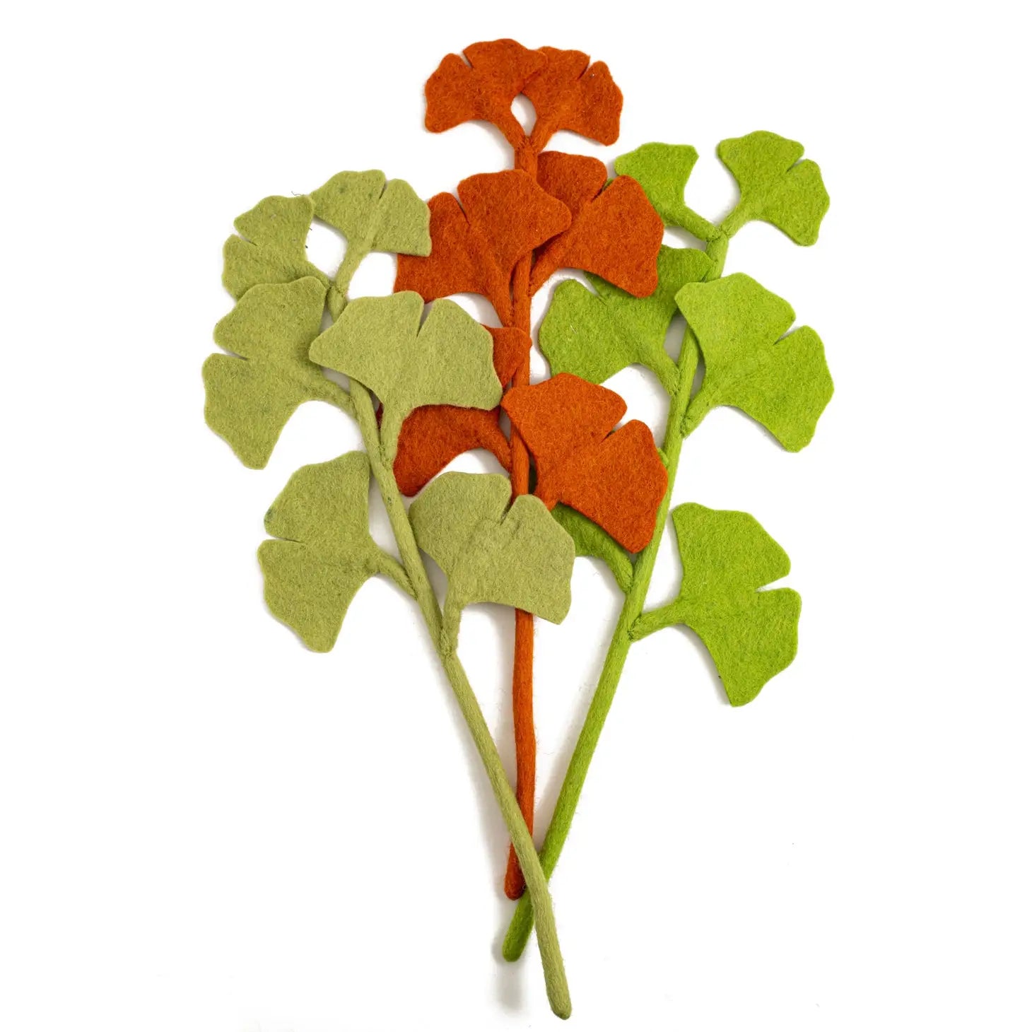 Felt Gingko Leaf- Assorted Colors- Sold Individually
