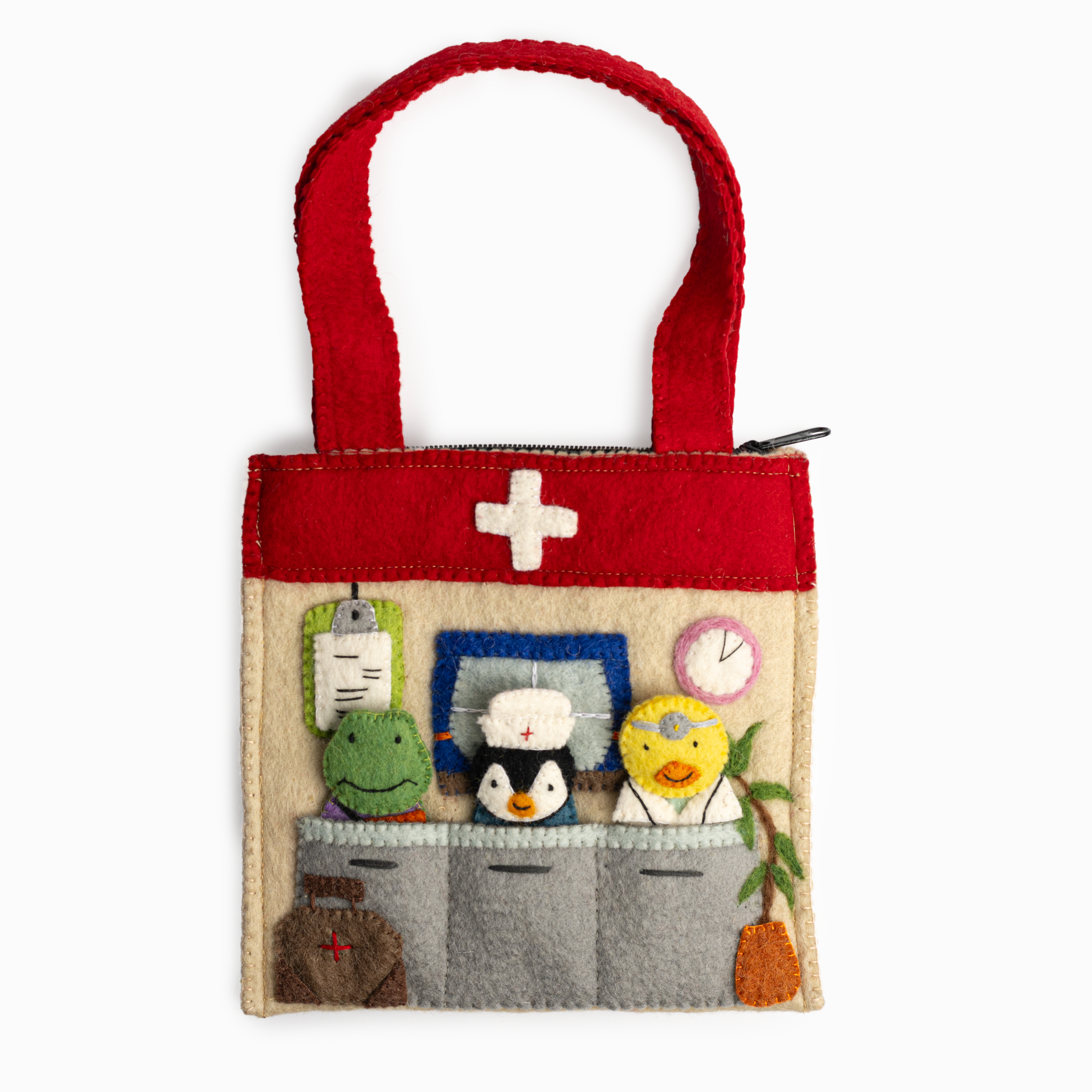 Felt Healthcare Puppet Bag