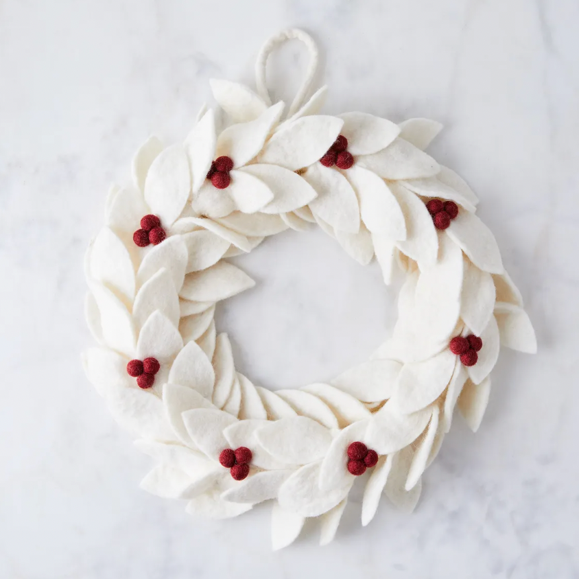 Felt Holiday Wreath