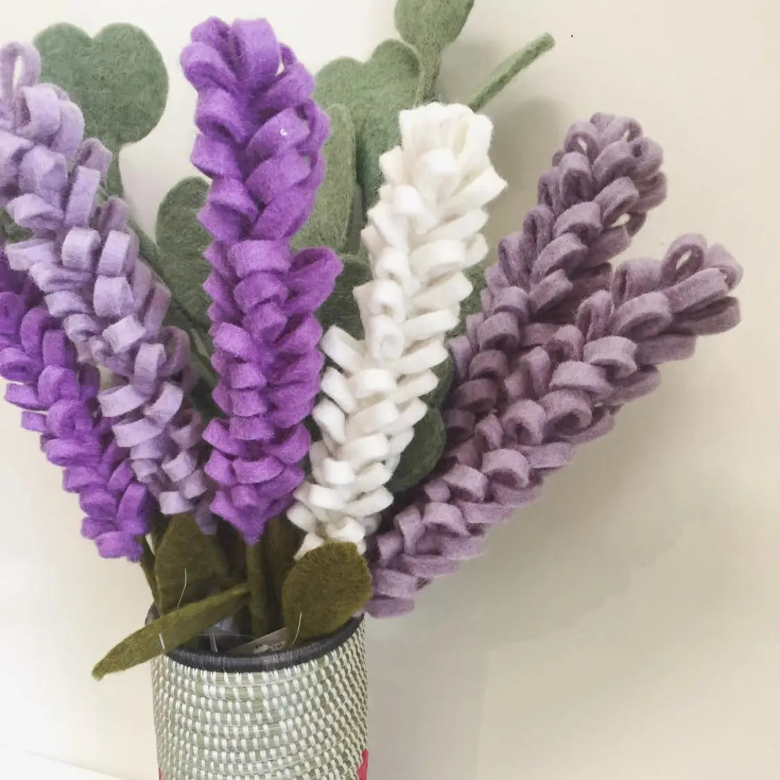 Felt Lavender Flower- Assorted Colors- Sold Individually