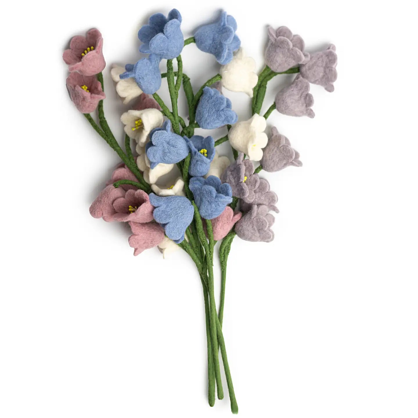 Felt Lily of the Valley- Assorted Colors- Sold Individually