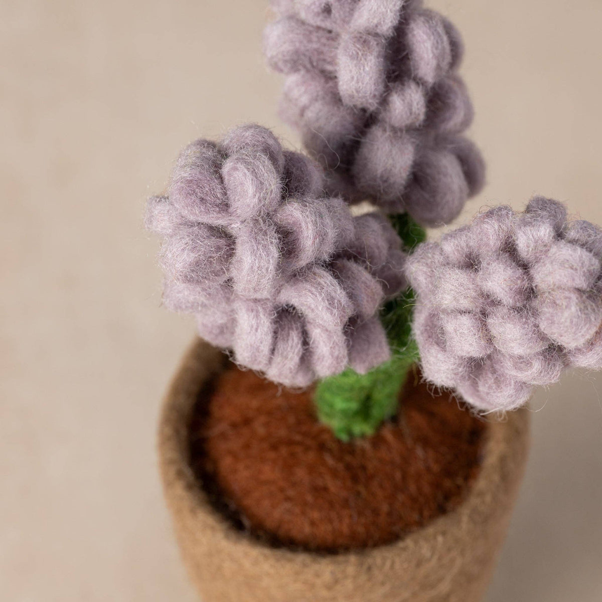 felted wool plant pots Felted Flower Pot
