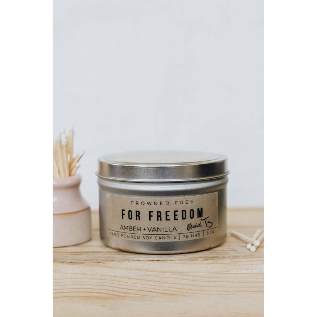 For Freedom Candle - 8oz -