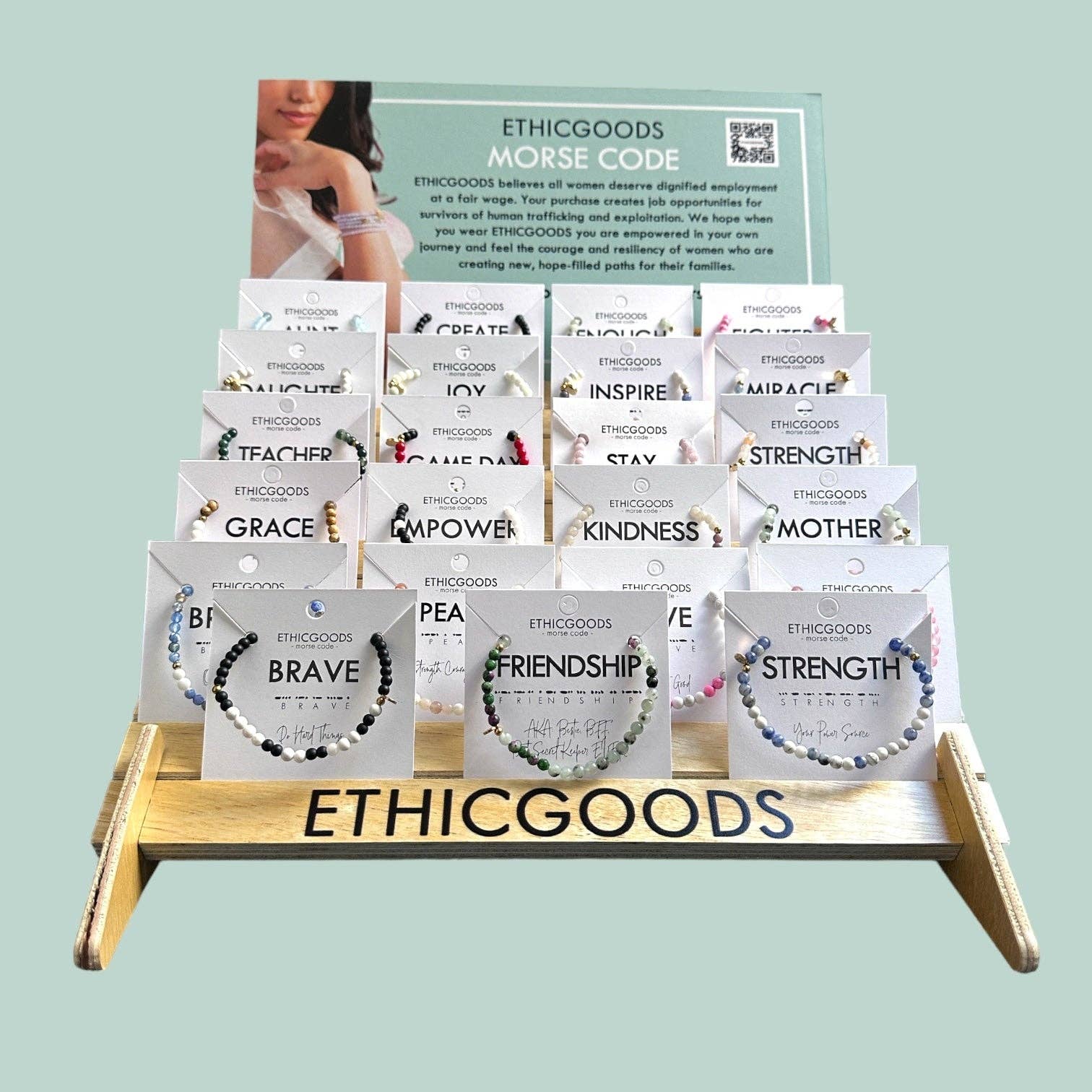 Free w/ orders over $350 - 12.5 inch Slat Display Stand NEW