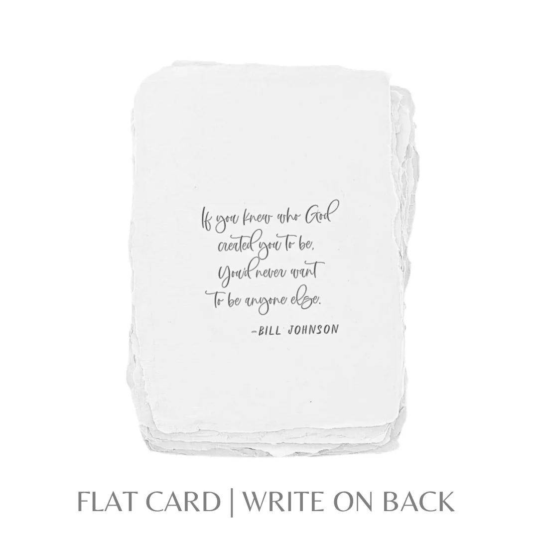 God Created You To Be- Greeting Card