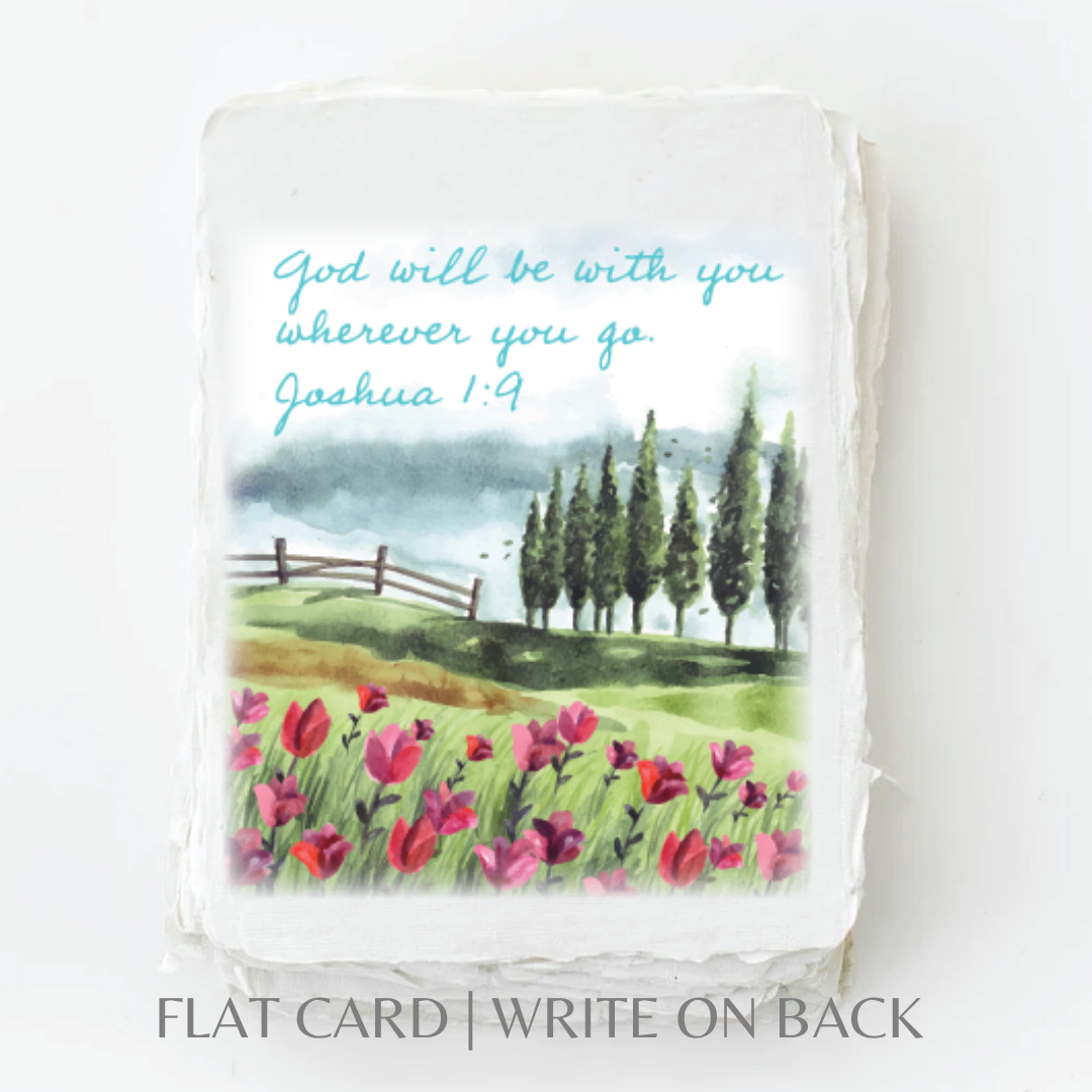 God Will Be With You- Greeting Card