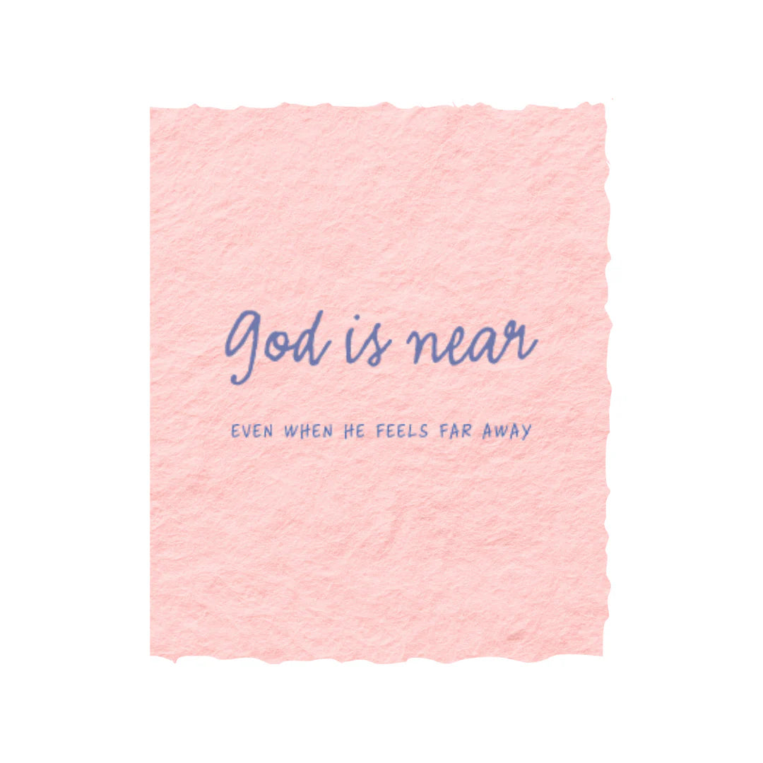 God is Near- Greeting Card