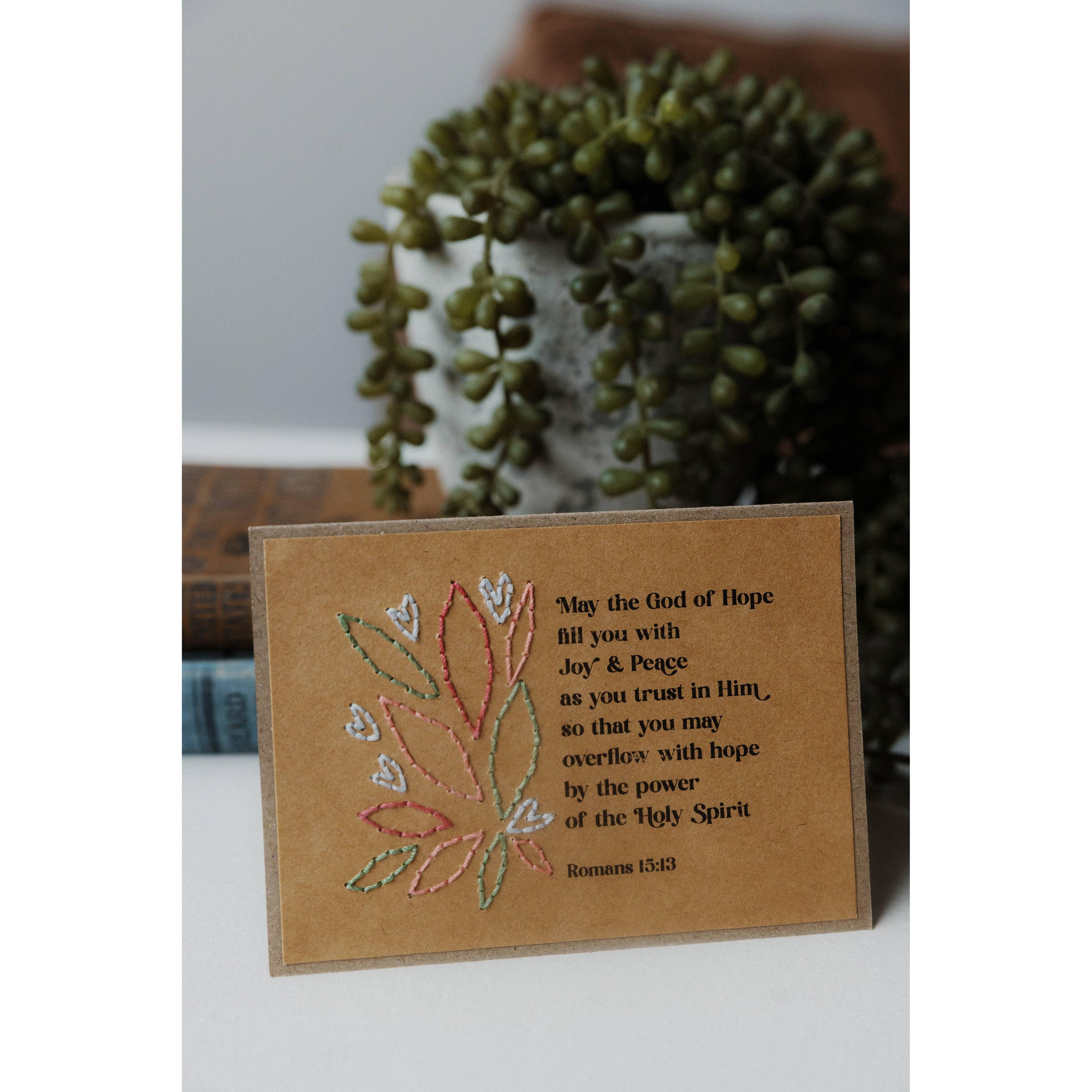 God of Hope Greeting Card