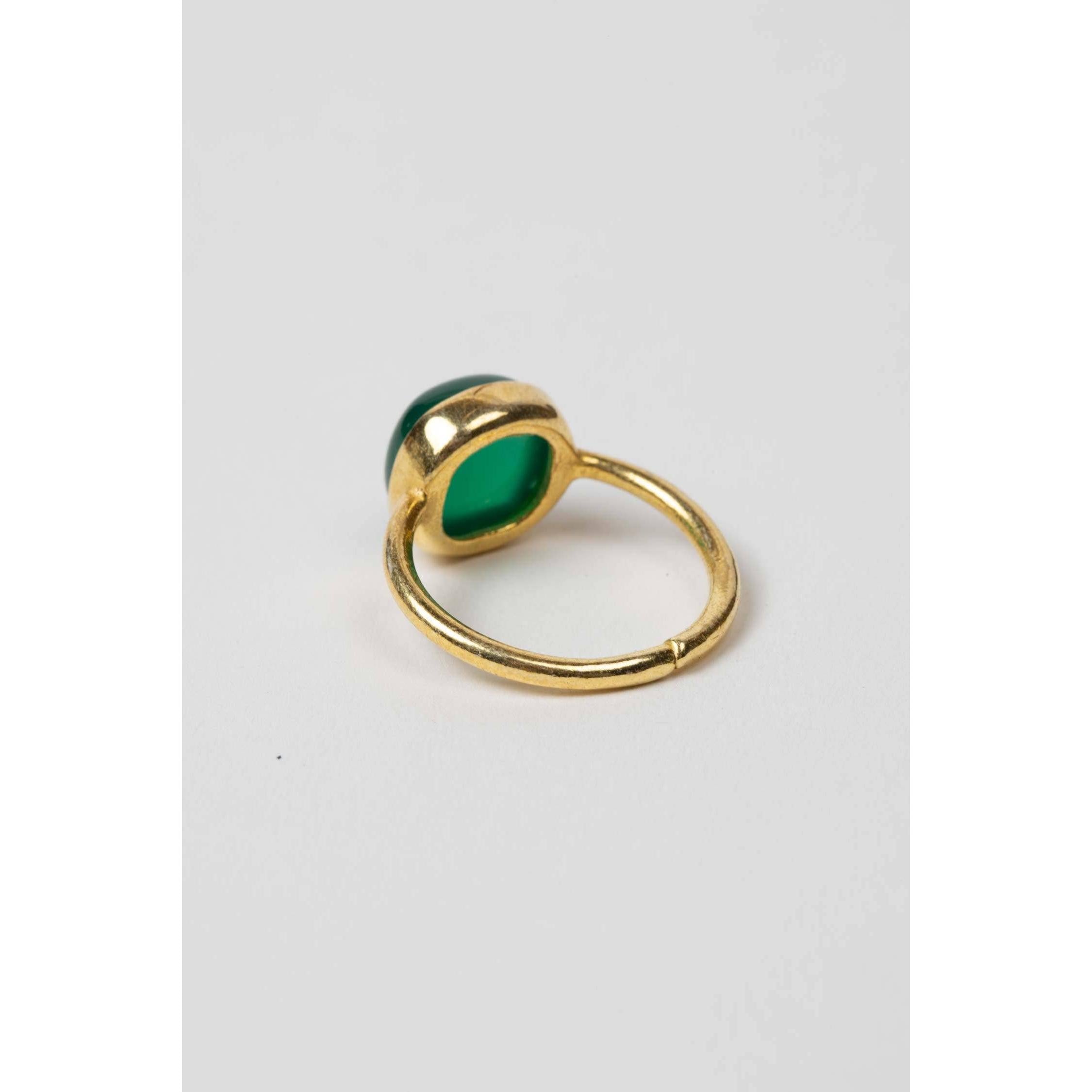 Green Onyx Ring