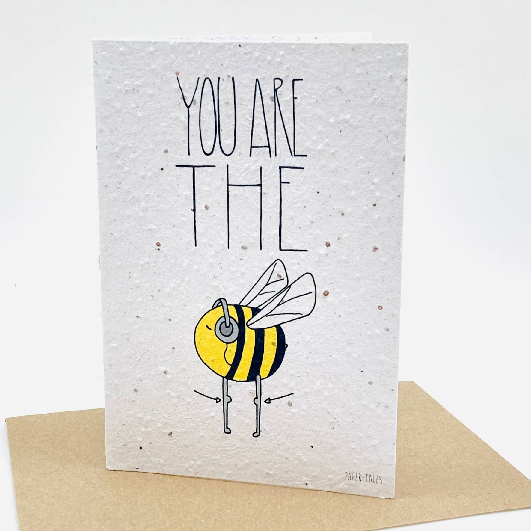 Growing Paper Card- Bee's Knees